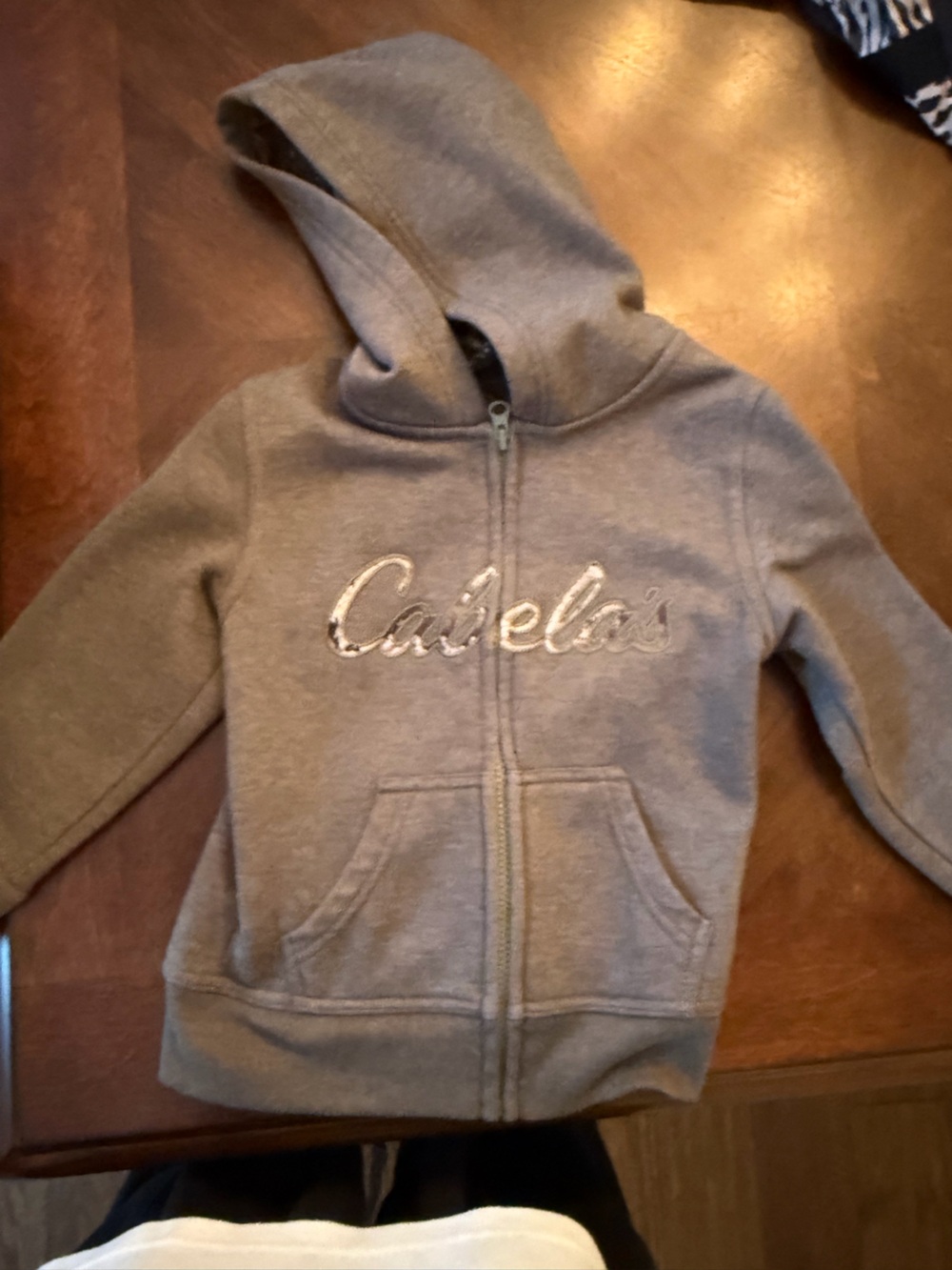 Kids Curated Gray Hooded Zip Jacket